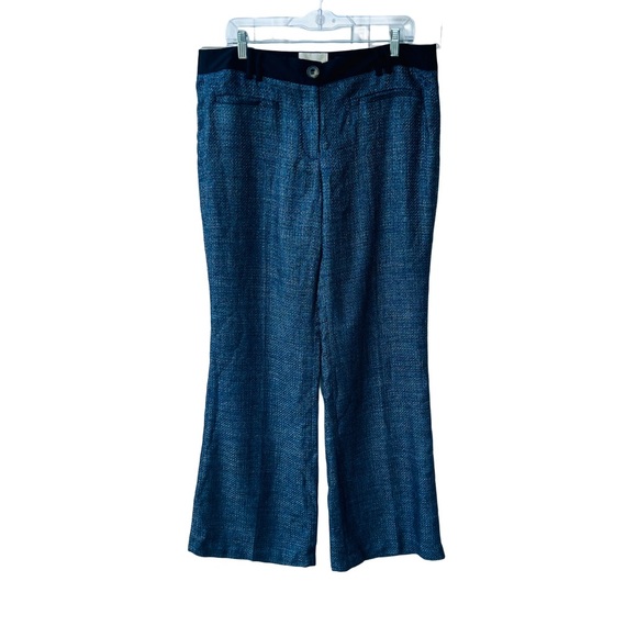 NWT Anthropologie Elevenses Shimmered Tweed Brighton Wide Leg Tailored Trousers - Picture 3 of 11